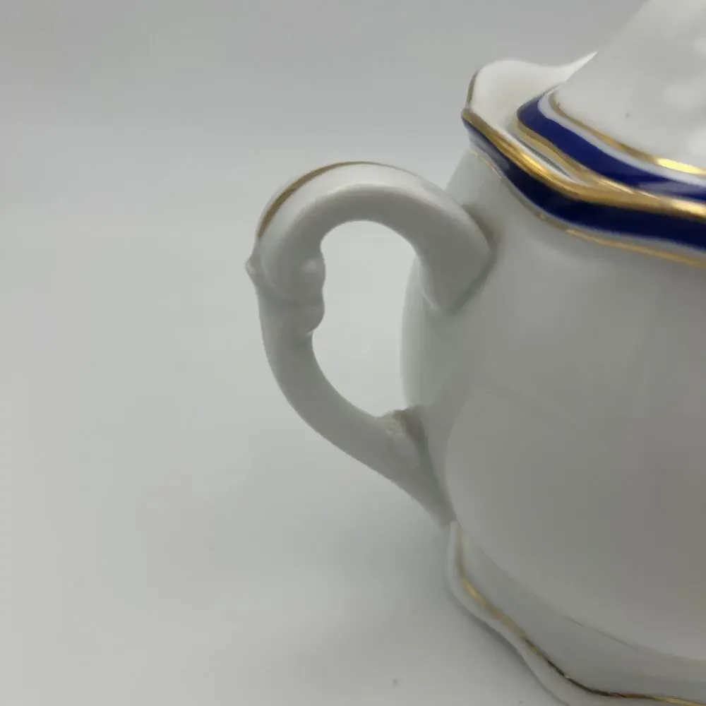 Pirkenhammer Sugar Bowl. From Czechoslovakia. Porcelain.
